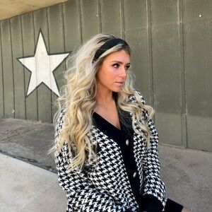 Houndstooth sweater